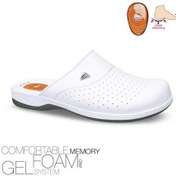 Resim Ceyo 9846 Flex-1 Topuk Jelli Erkek Sabo Terlik Beyaz 40-45 Beyaz 