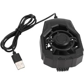 Resim CCYLEZ Telefon Soğutucu, 5500 Devir/dak Telefon Radyatörü USB, Cep Telefonları Için Taşınabilir Klips, 9 Bıçaklı Yüksek Hızlı Fanlar, Telefon Oyunları Için Hızlı Soğutma Sessiz 
