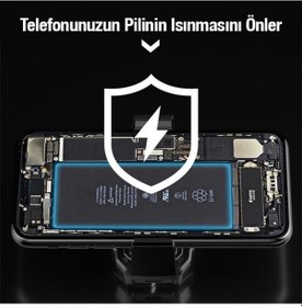 Resim Polham Universal Rgb Işıklı 700mah Şarjlı Radyatörlü Süpercool Oyuncular İçin Telefon Soğutma Fanı 