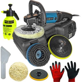 Resim Proxtech Profesyonel 6 Kademeli Devirli Koltuk Yıkama Zımpara Pasta Cila Polisaj Makinesi 