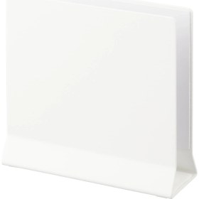 Resim Teknocan 4498 Tower Slim Dizüstü Bilgisayar Standı, Beyaz, Çelik/silikon/polipropilen, Minimalist Tasarım, 16 x 5,7 x 15,2 cm (U x G x Y) 