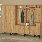 Resim Kalender Dekor Rose-1-1-2-3-4 Portmanto Vestiyer Ayakkabılık RS04 