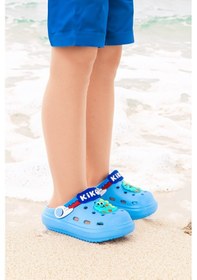 Resim Kiko Kids Eva Plaj Havuz Okul Kreş Erkek Çocuk Terlik Twg 755-1 Mavi 