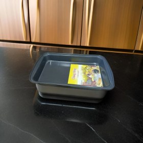 Resim abnturk 33*22*5 cm Boyutlarında Teflon Dikdörtgen Fırın Tepsisi Yapışmaz Kek Börek Yapımlarına Lezzet Katar 