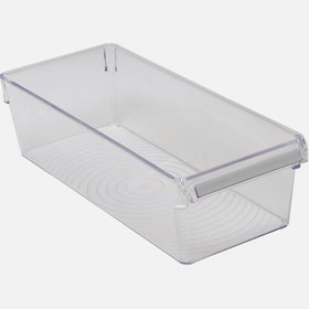 Resim Primanova Plastik Şeffaf Düzenleyici Mutfak Rafı 36x15x10 cm 