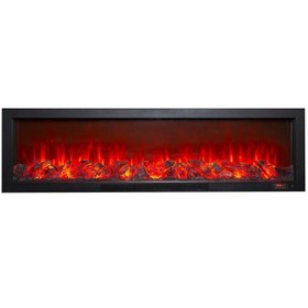 Resim Alaz Efekt 1800W 180cm Bluetooth ve Ses Efektli Dekoratif Elektrikli Şömine 