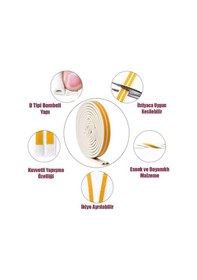 Resim Kapı Pencere Bandı Fitili Yapışkanlı Soğuk Izolasyon 5X2=10 Metre (548544196) 