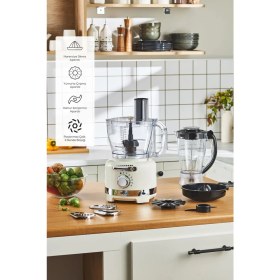 Resim Allians Çok Fonksiyonlu Retro Mutfak Robotu, Şık ve Kullanışlı Tasarım 