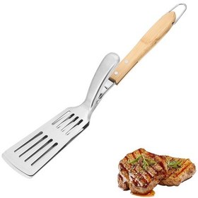 Resim Buwico Kürek Klipsi Paslanmaz Çelik 304, 2'si 1 Arada Izgara 