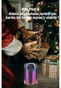 Resim Pluse 8 Mikrofonlu Ses Bombası/dekoratif Aydınlatma/led Işıklı Gece Lambası/mikrofonlu Hoparlör 