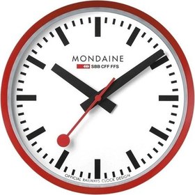 Resim A990.clock.11sbc Mondaine Duvar Saati Metalik 