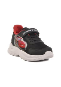 Resim Aspor Siyah Beyaz Cırtlı Fileli Erkek Çocuk Spor Ayakkabı Çok Renkli 