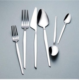 Resim Korkmaz Trea Paslanmaz Çelik Çatal Kaşık Bıçak Seti 72 Parça A2068 Metal 