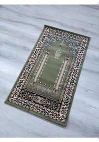 Resim Saray Halı Namazlık Seccade S0557Y00 Yeşil 65X115 Cm 