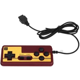 Resim Model1-dropshipping Klasik Kablolu 9 Pin Oyun Denetleyicisi Konsol Oyun Tv Oyuncu Gamepad Joystick Oyun Kolu Famicom 