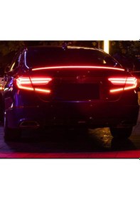 Resim BAGAJ ÜSTÜ SPOİLER NEON LED IŞIKLI FLEXİ KARBON 