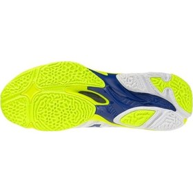 Resim Mizuno Wave Lightning Elite Unisex Voleybol Ayakkabısı Beyaz / Sarı Çok Renkli 