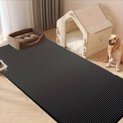 Resim 1 adet Büyük Siyah NBR Evcil Hayvan Matı - Nem Geçirmez, Yumuşak ve Kolay Temizlenebilir Hafif Köpek Yatağı, İç Mekan Konforu için İdeal, İç Mekan Konfor Matı | Rahat Köpek Yatağı | Yumuşak Dokulu Mat, Evcil Hayvan Yatakları 