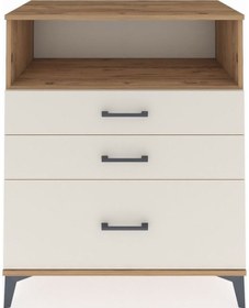 Resim Hyperion Şifonyer Tek Raflı 3 Çekmeceli 88x44x106 Çam-aytaşı Atlas Çam 