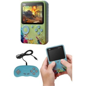 Resim Televizyona Bağlanan Çift Joystick Taşınabilir Klasik Retro Oyunlu 