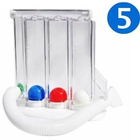 Resim Triflo Solunum Egzersiz Cihazı Nefes Egzersiz Aleti 3 Top x 5 