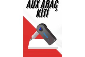 Resim Eco Lounge Tüm Cihazlara Uyumlu Bluetooth Aux Araç Kiti Siyah 