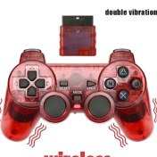 Resim Papajack Kırmızı Kablosuz-Siyah Kablolu Denetleyici Oyunları Kablo Uzunluğu 180 cm Sony Ps2 Playstaion Için Kablolu Gamedpas Joystick Satış Yüksek Kalite (Yurt Dışından) 