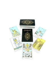 Resim Ahşap Kutulu 78 Kartlı Tarot Seti 