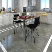 Resim Kenz Life Knsz Masa Sandalye Takımı HEM75MAZLUM Cvzsyh 070*070 Sm 2 Sandalye Syhsyh Sırt Minderli 