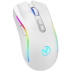 Resim Hallow Hxsj T69 2.4 G Kablosuz Mekanik Rgb Oyuncu Mouse 