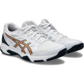 Resim Asics Gel-Rocket 11 Kadın Beyaz Voleybol Ayakkabısı 1072A093-104 