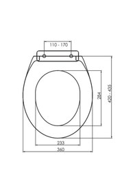 Resim T - may Smart Soft Close Yavaş Kapanan Amortisörlü Klozet Kapağı 