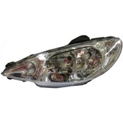 Resim 2002-2009 Peugeot 206 Hb Far Lambası Sol Elektrikli-motorsuz Şeffaf Camlı H7-h7 Ayfar Adet Oe 