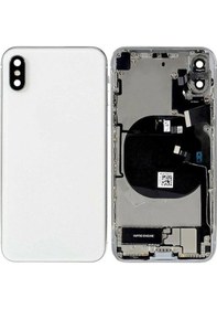 Resim Apple Uyumlu iPhone Xs Max İle Dolu Kasa Beyaz 