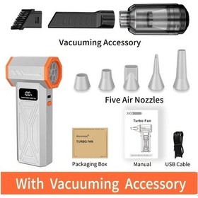 Resim Willowhaven Aicevoos Yüksek Hız Turbo Jet Fan, Toz Üfleme Ve Emme Aleti, Bilgisayar Araç Temizliği 