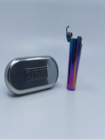 Resim Clipper Benzinli Metal Çakmak 