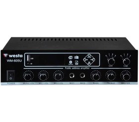 Resim Westa WM-605U 100 W Trafolu 2 Kanallı Oto Amplifikatör 
