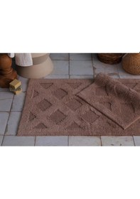 Resim Apricitas 2 Li Banyo Paspası Dıamond Bej Bej 