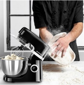 Resim Empressco Siyah Renkli Hamur Yoğurma Makinesi, Kolay ve Hızlı Kullanım 