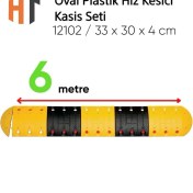 Resim Oval Plastik Hız Kesici Kasis Seti 6 Metre 