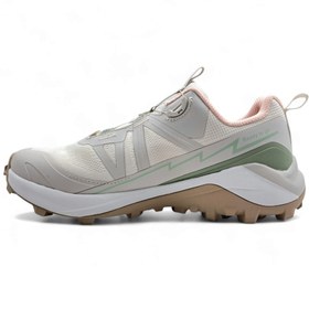 Resim HUMTTO Spinon Mekanizmalı Bağcık Yazlık Outdoor Yürüyüş Trekking Bej Renk Spor Ayakkabı 