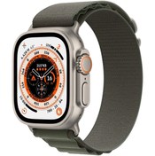 Resim Watch Ultra 49 mm Gps+Cellular Titanyum Kasa Ve Yeşil Alpine Loop - Medium (Apple Türkiye Garantili) | Apple Apple