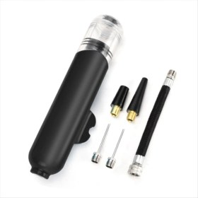 Resim Treapsures Iki Yönlü Mini Top Pompası Futbol Basketbol Voleybol Oyuncak Yüzme Can Yeleği Şişme Taşınabilir Pompa Siyah (Yurt Dışından) 