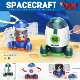 Resim Vardem Oyuncak MG-D400-44 Sürtmeli Astronotlu Uzay Roketi 