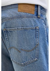 Resim Jack & Jones Erkek Jjıtony Rahat Kesim Jean Şort 12269533 Mavi Mavi 