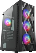 Resim 850w CMT395A Gaming Mid-Tower PC Kasası FSP