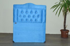 Resim Baza Başlık 90*190 cm Beyaz SİLİNİR Kapitone Suni Deri Model 2 cm Sunta Üstü. El Yapım 