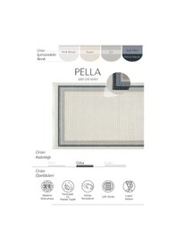 Resim Pella 6811 Krem Halı Yolluk Dokuma Makine Halısı Yatak Odası Halısı Klasik Çerçeveli Salon Halısı 