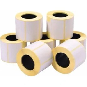 Resim Zebra 40X58 Terazi Etiketi 500 Sarım Termal Rulo Etiket 10 Adet 