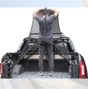 Resim Motion003 Kamyonet Ve Kamyon Yatagi Agi Siyah 4x4 7x7 Yuksek Elastik Mesh Duzenleyici Ford Uyumlu 